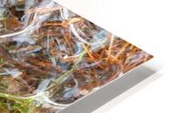 Abstract Ice Patterns HD Metal print