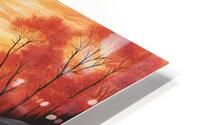 Forest Fire Fall HD Metal print