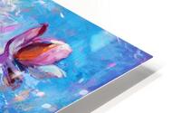 Vibrant Water Lilies Impressionist Art Poster – Monet-Inspired Wall Decor HD Metal print