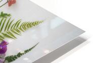 Bouquet of Orchids and Ferns HD Metal print