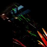 Abstract Red Daisy HD Metal print