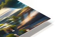 Calm waterfall HD Metal print