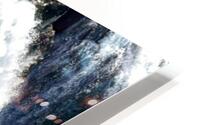 Snoqualmie falls through the Daiseys HD Metal print
