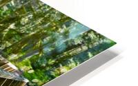 Bend in the Forest HD Metal print