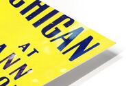 1947 Michigan Wolverines Football Ticket Remix HD Metal print