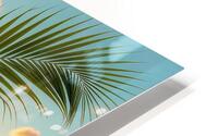 Tropical Sunset Reflections HD Metal print