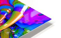 Dolphin Color Splash HD Metal print