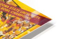 1987 Arizona State Football Art HD Metal print