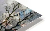 Winter in town HD Metal print