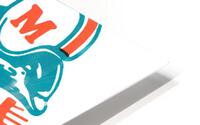 WIOD 610 AM Radio Miami Dolphins Poster HD Metal print