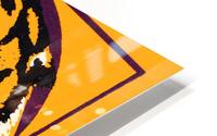 LSU Tigers Retro Eighties Art Print  HD Metal print