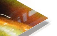 Dancing With The Season Autumn Flames Ballet Abstract Watercolor  HD Metal print