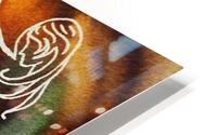 Gorgeous Dance Of Autumn Vortex Abstract Watercolor  HD Metal print