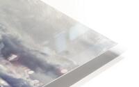Alaska Mountainscape with Texture HD Metal print
