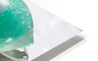 Turquoise Ice HD Metal print