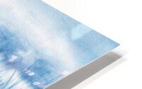 Girl And The Ocean Beach Painting In Ultramarine Blue  HD Metal print