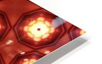 Fiery red HD Metal print