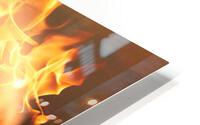 Fire Wave HD Metal print