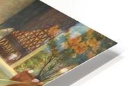 British Harem girl at a fountain HD Metal print