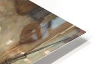 Lighting a cigarette HD Metal print