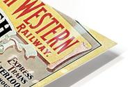 Vintage poster for London & South Western Railway HD Metal print