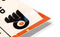 1974 Philadelphia Flyers Ticket Stub Art HD Metal print