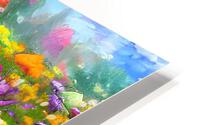 Flower garden Painting HD Metal print