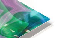 Purple and Green Abstract HD Metal print
