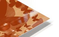 Orange Butterflies HD Metal print
