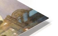 Drinking water from the fountain HD Metal print