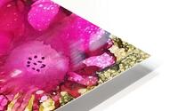 Pink Floral Explosion HD Metal print
