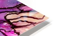 Purple and Pink HD Metal print