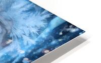 Enchanted Snow Queen in Winter Forest - Fantasy Ice Princess Art HD Metal print