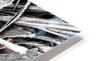 Frosty Oak Leaf HD Metal print