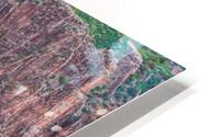 Rock Wall Forest HD Metal print