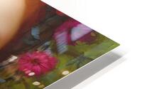 Renaissance Flower Muse - Romantic Classical Portrait with Floral Fantasy Beauty HD Metal print