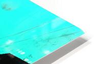 Lithography Cyan  HD Metal print