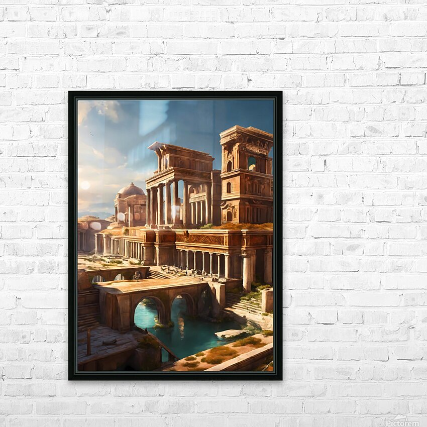 futuristic roman city 1 by AISSA75 Wall Art