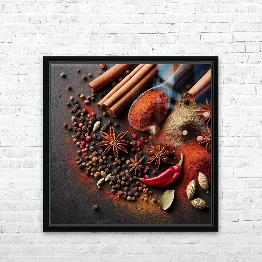 Aromatic Spices Wall Art　ビンテージ　アート Vintage Herb Print Set | Botanical Spice Posters | Culinary