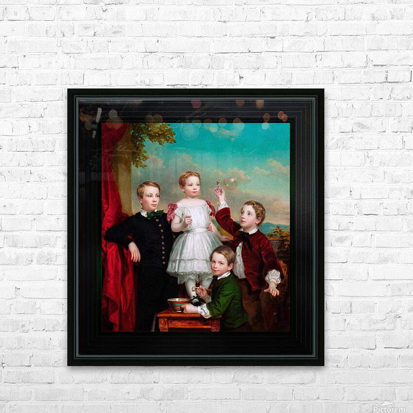 Portrait of Children by George Augustus Baker Jr. Classical