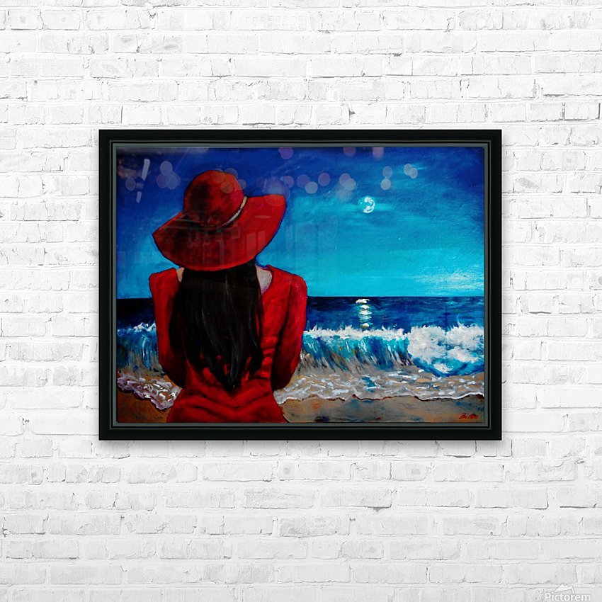 Lady In Red by Karen zima Wall Art