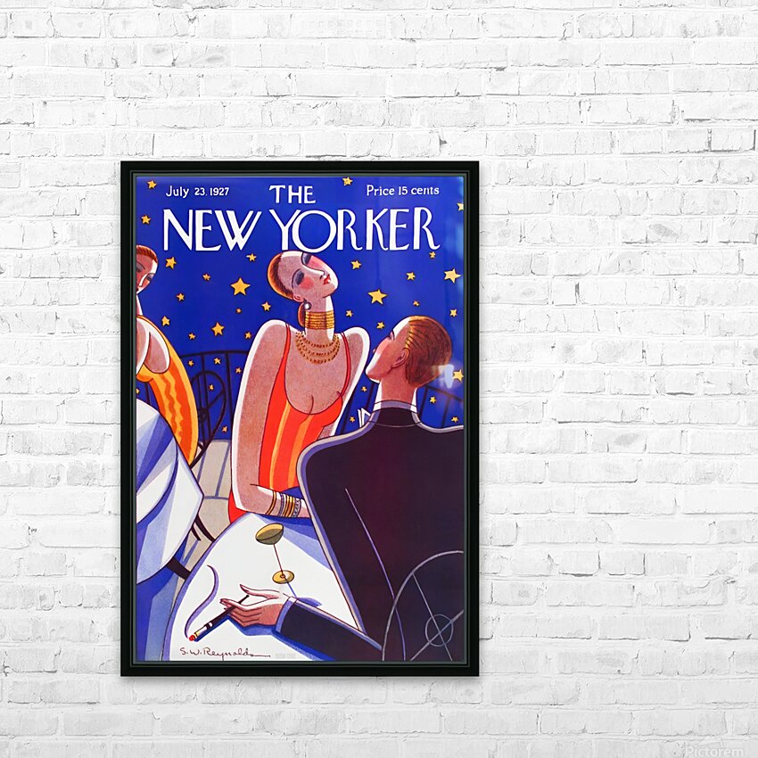 1927 New Yorker Magazine Cover Art July 23 by Row One Brand