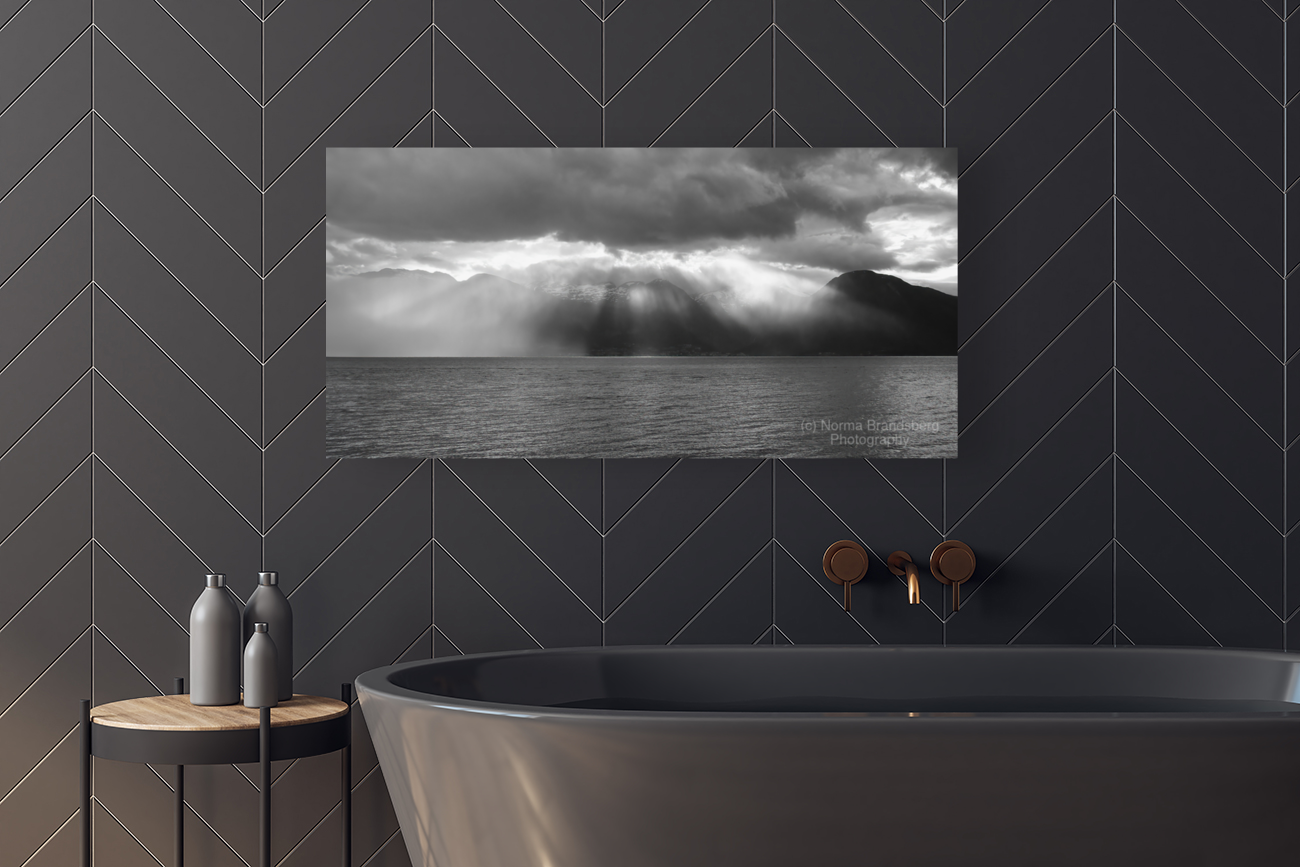 Balestrand Norway Sunset Sun Rays Art