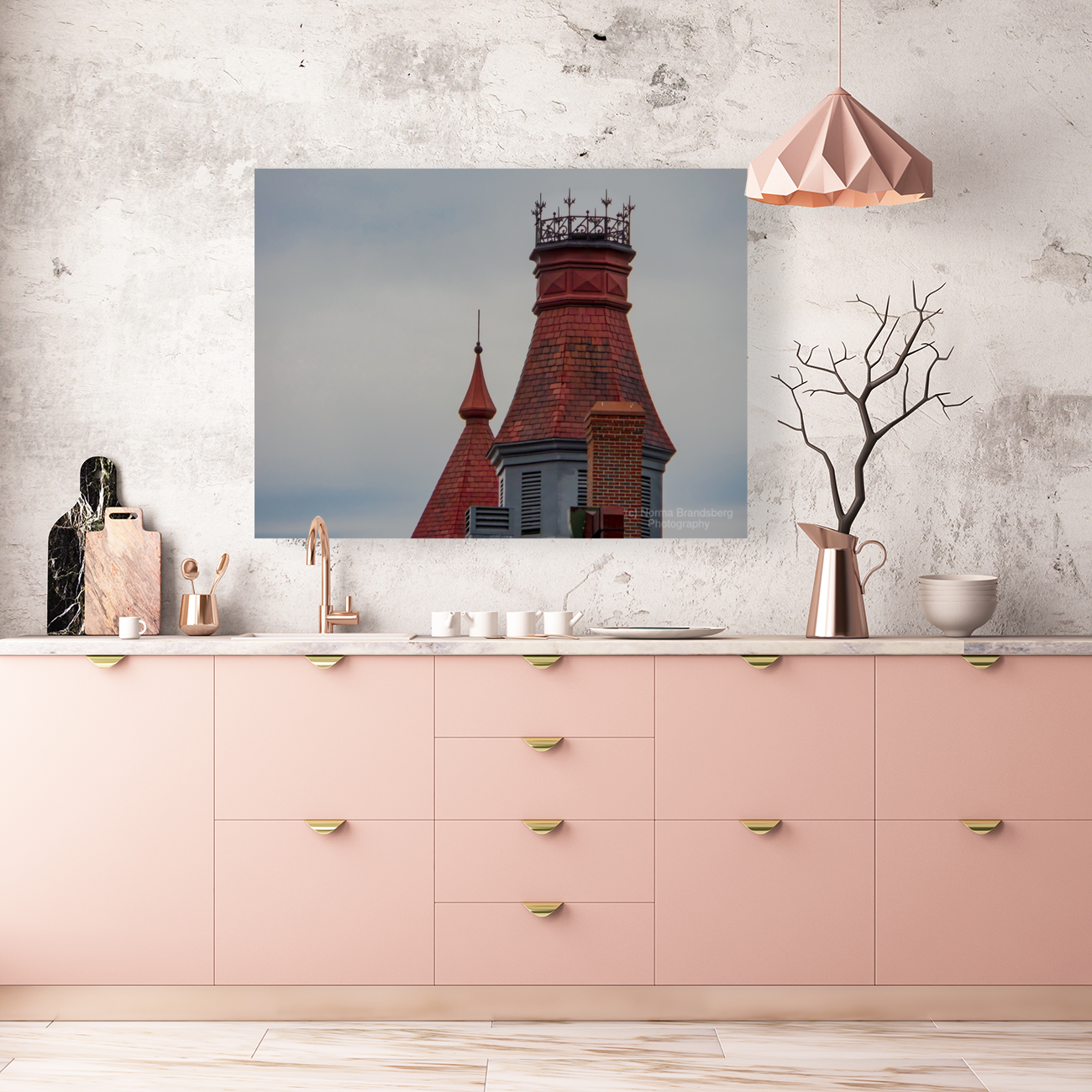 Old Salem Jail Cupola  in Massachusetts  Art