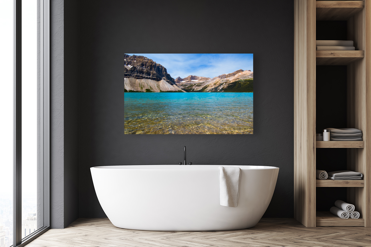 Jasper National Park River and Glacier Art