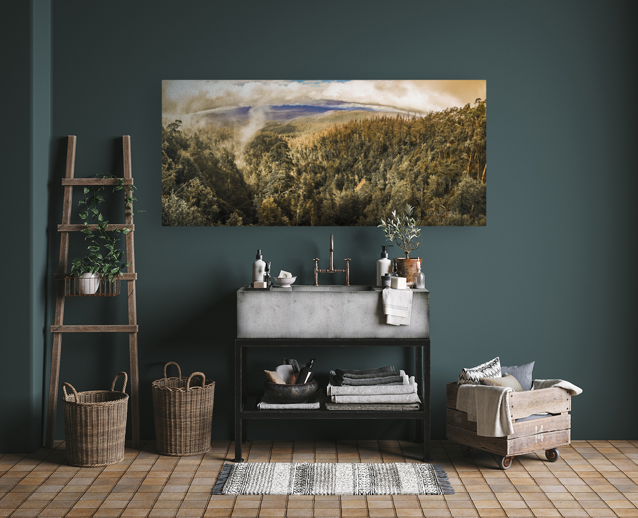 Untouched wild wilderness Art