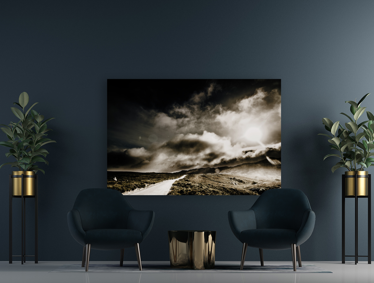 Road storm Art