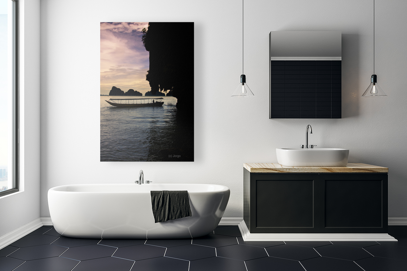 Longboat Sunset Art
