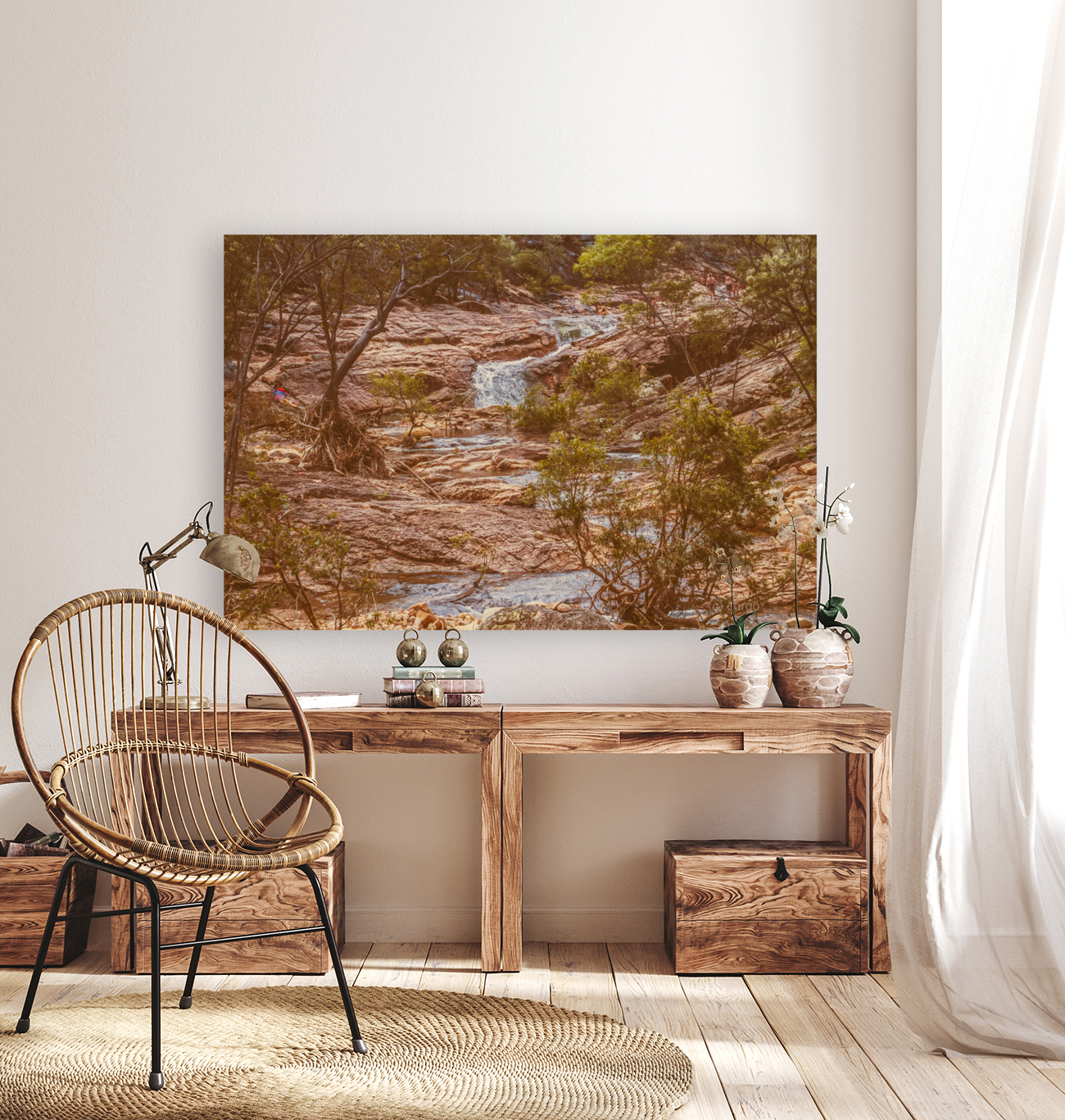 Rugged falls Art