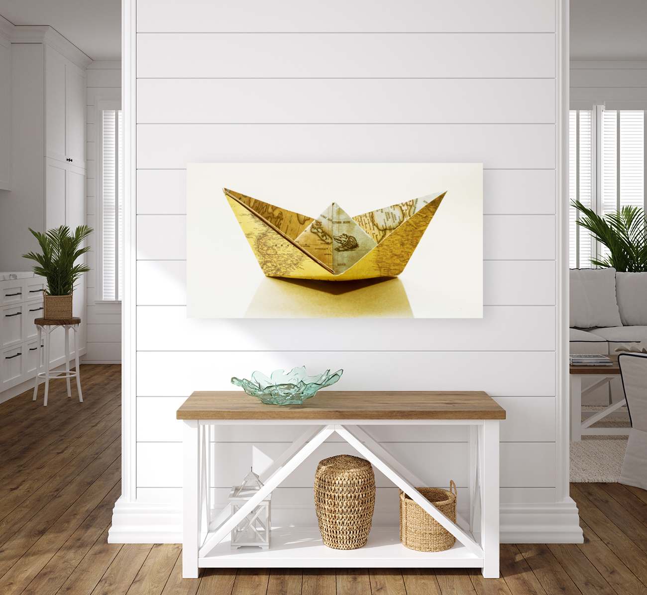Lines and seas Art